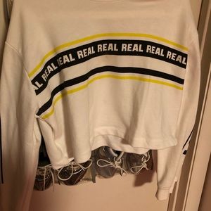 F21 “REAL” cropped sweater